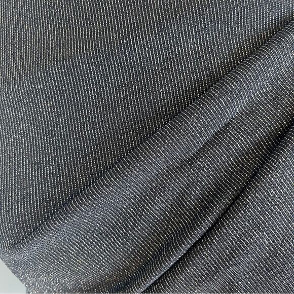 Betsy & Adam Ruched Glitter Knit Short Sleeve Sheath Cocktail Dress Size 8 NWT - Picture 11 of 11